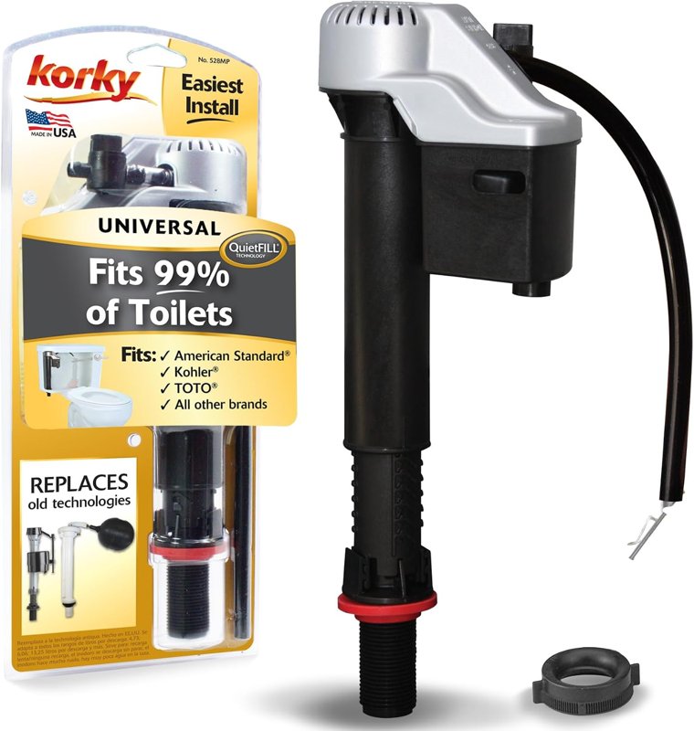 Korky QuietFILL Platinum Toilet Fill Valve